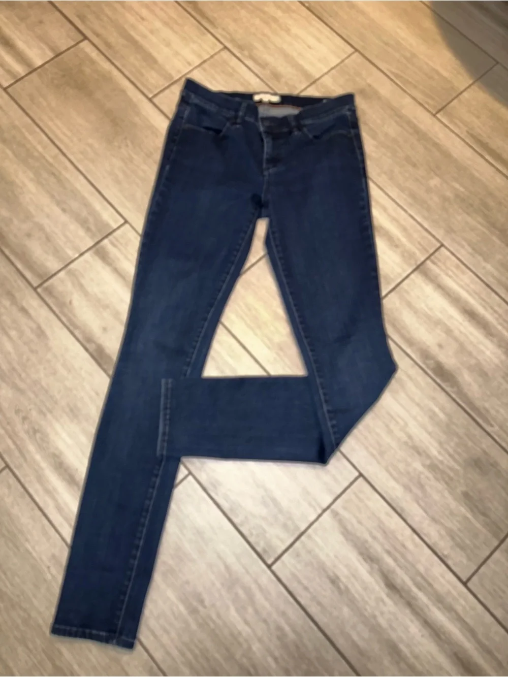 Tory Burch Navy Skinny Jeans